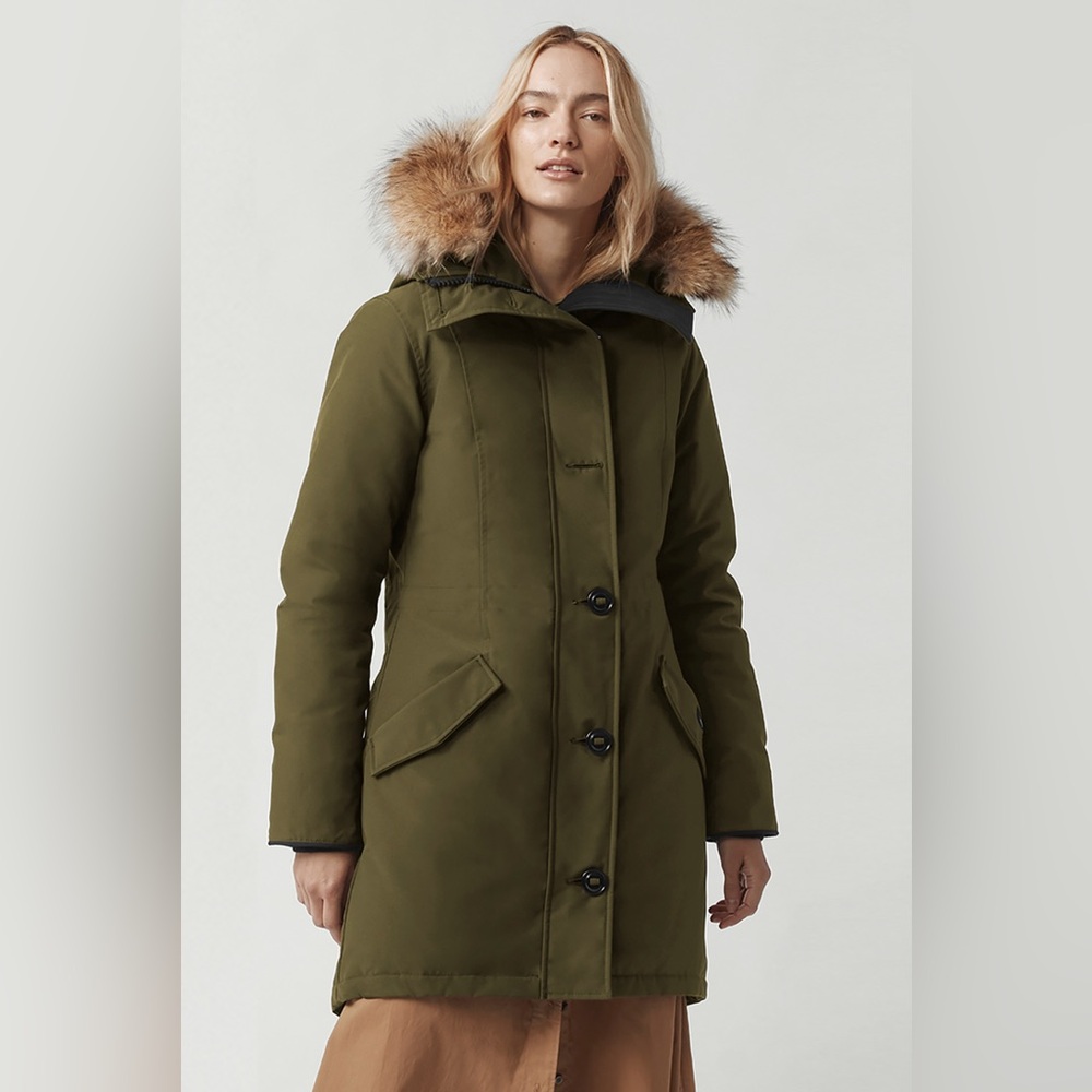 Canada Goose Army Green Women's Puffer Jacket